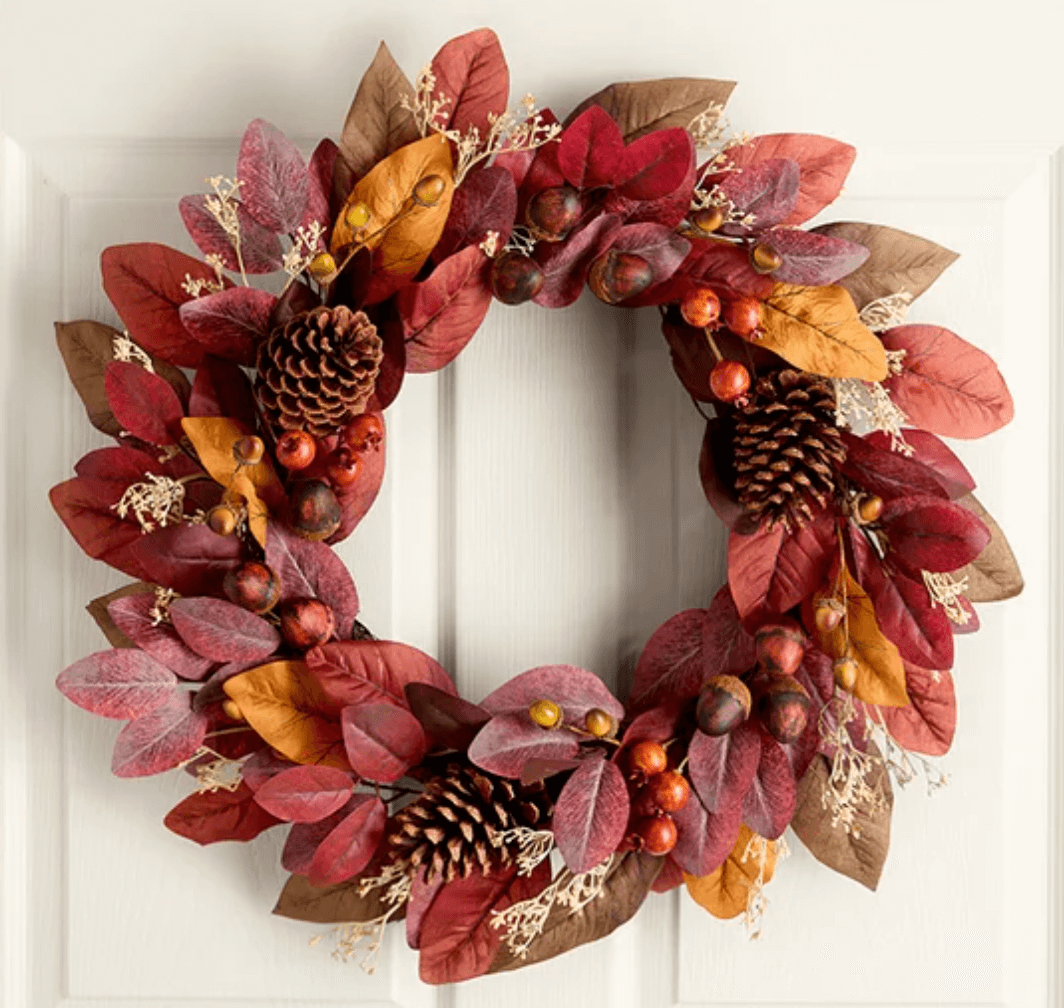 sunset harvest affordable fall wreaths